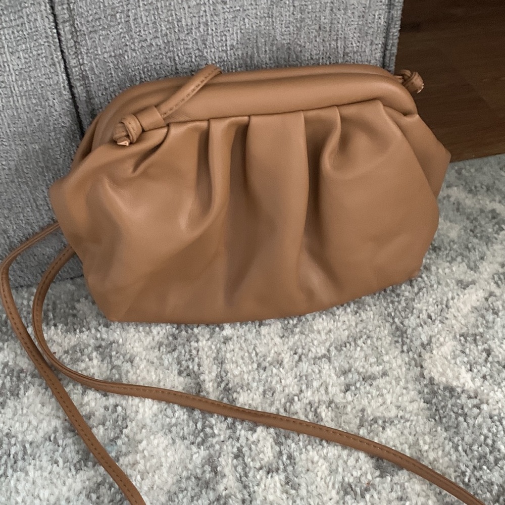 NWOT calfskin bodega knock off bag